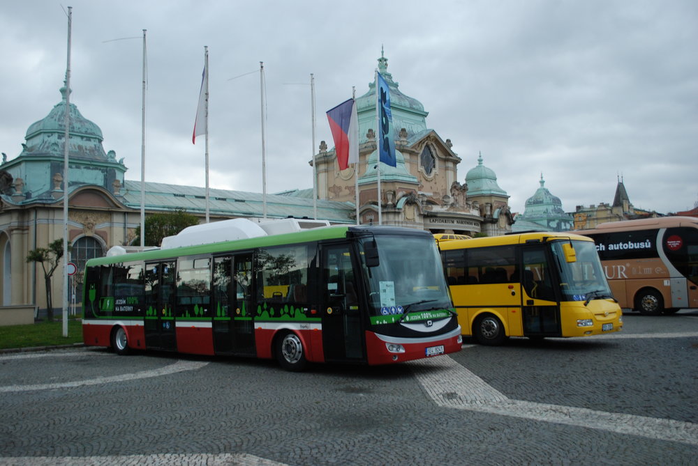 Elektrobus SOR EBN 11 dříve testovaný u DP v Praze na veletrhu CZECHBUS 2017. (foto: Libor Hinčica)
