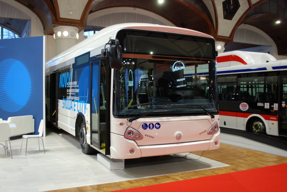 Škoda E'City na výstavě CZECHBUS 2017. (foto: Libor Hinčica)