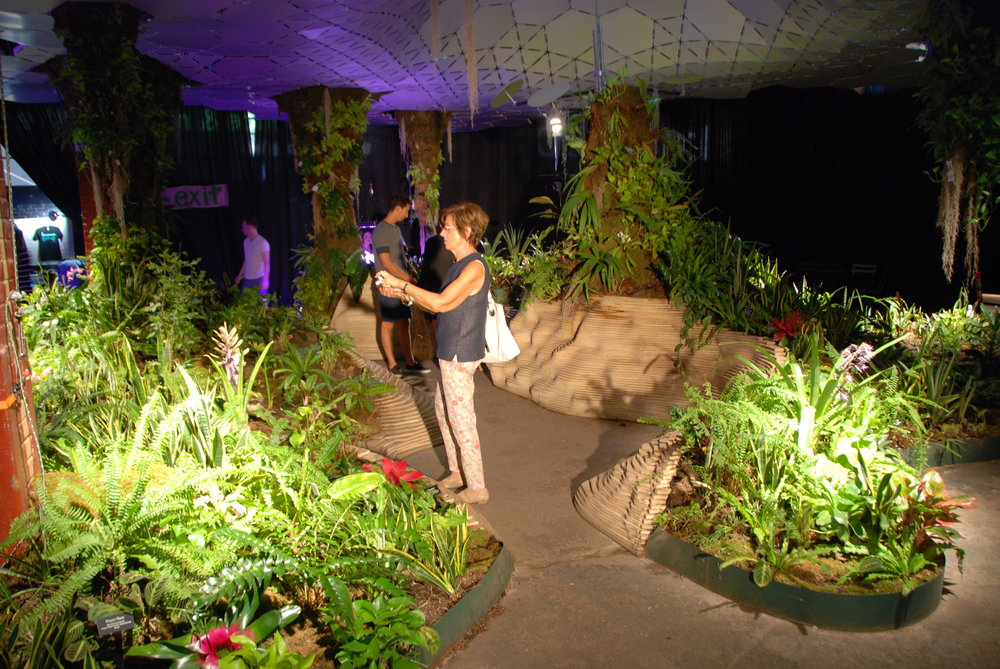 Procházka mezi záhony. Low Line Lab téměř dva roky demonstrovala, jak by mohl podzemní park vypadat, byť jen na malinkatém kousku. (foto: Libor Hinčica) 