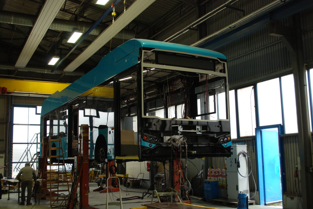 Druhý z rozpracovaných elektrobusů pro Ostravu. (foto: Libor Hinčica)