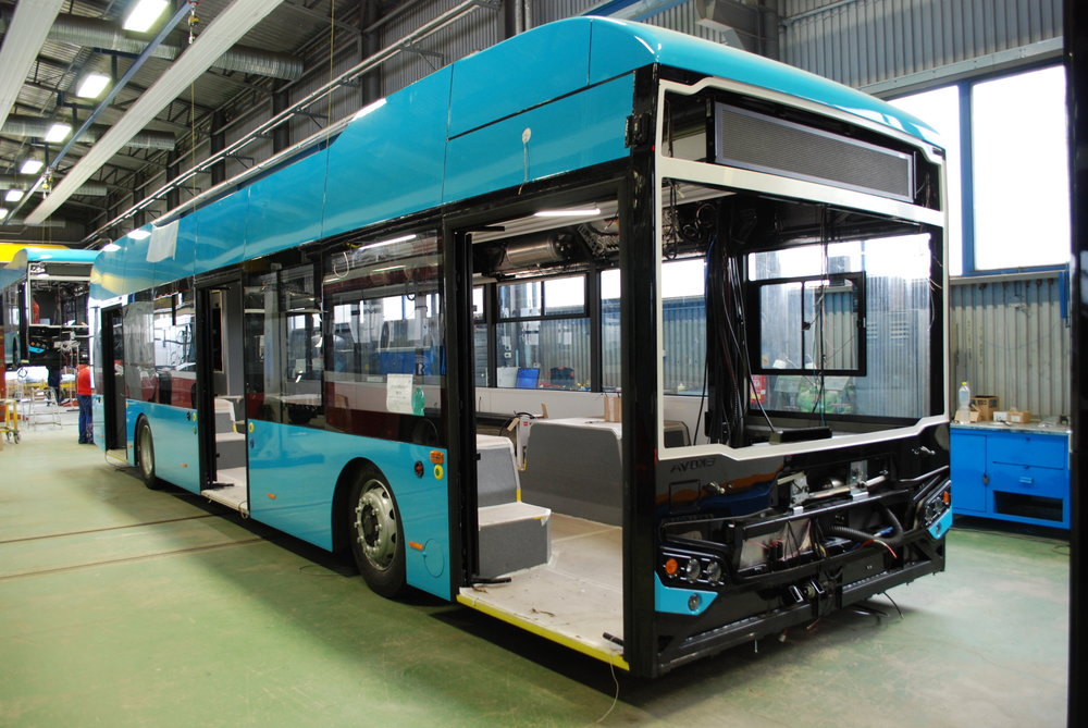 Elektrobus s výrobním ev. č. EBB 20. pro DP Ostrava. (foto: Libor Hinčica)