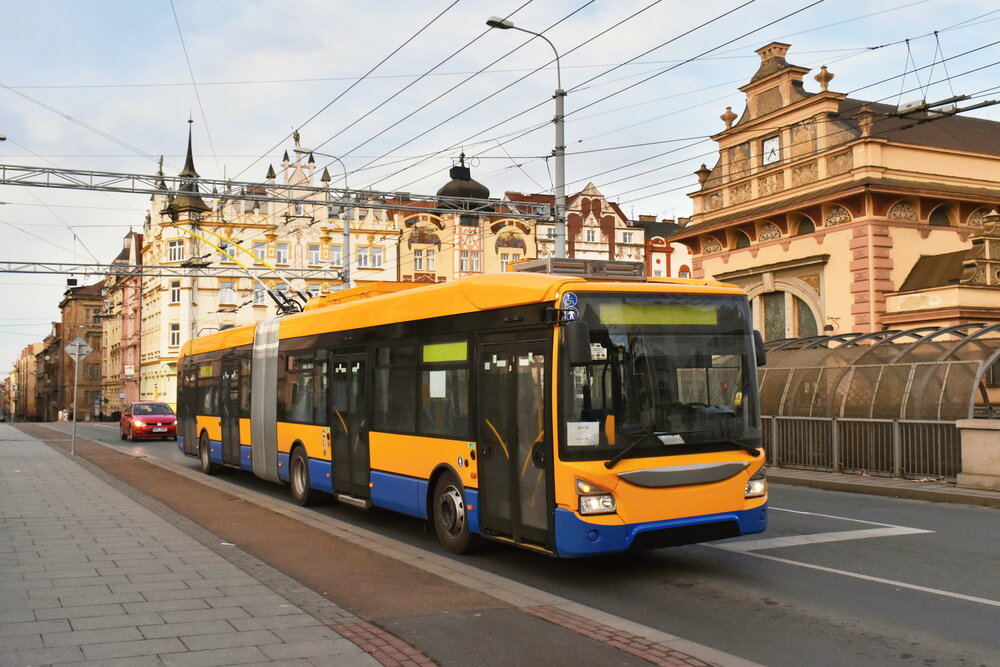 První trolejbus Škoda 35 Tr pro Zlín. (foto: Ing. Zdeněk Kresa)