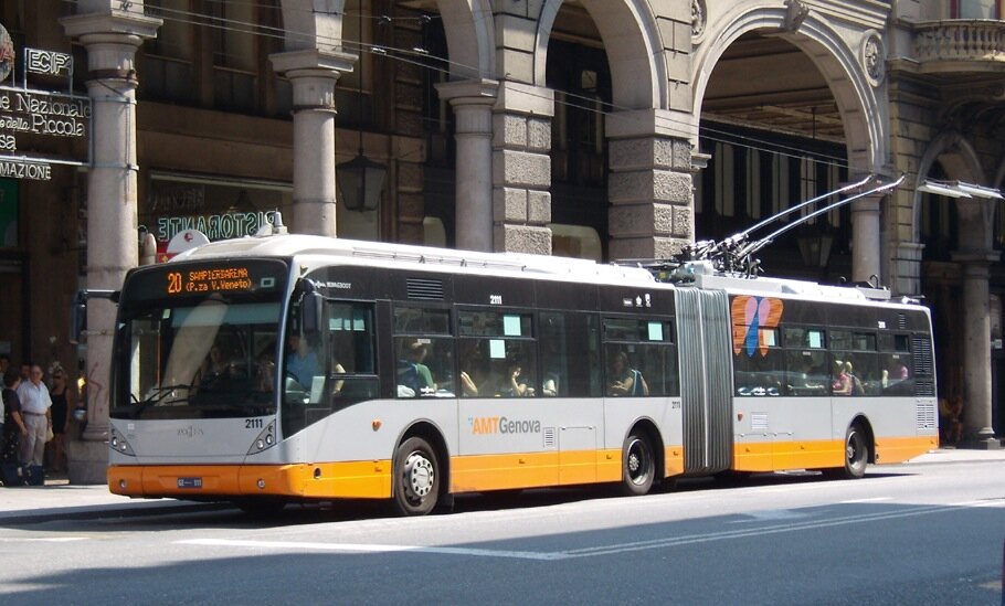 Trolejbus v Janově. (foto: Wikipedia.org)