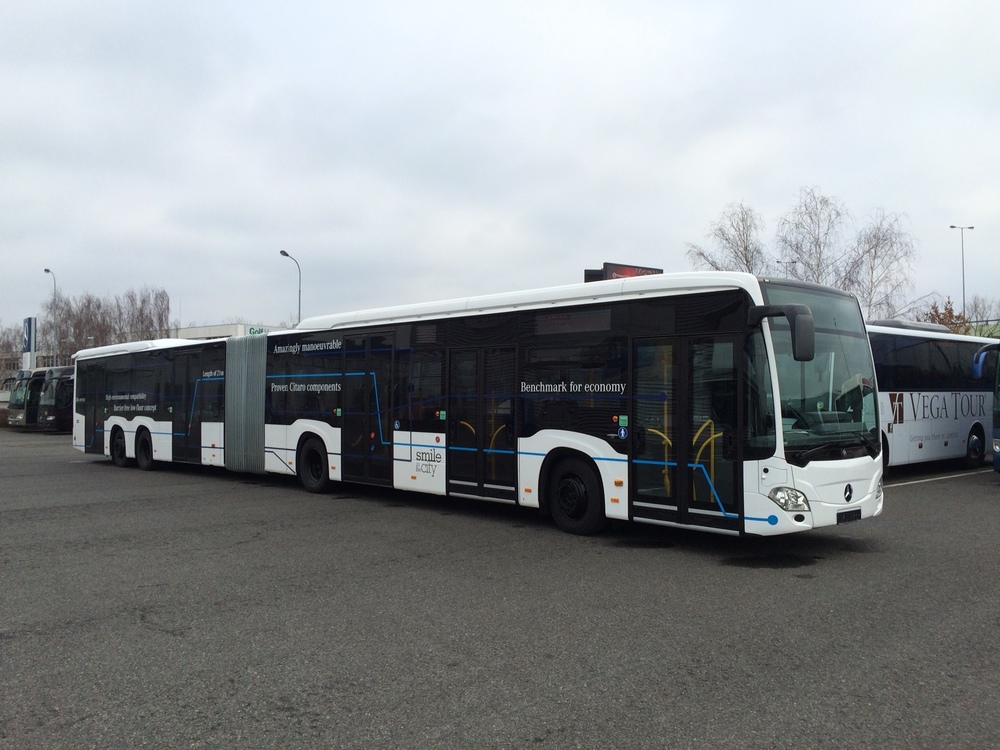 Mercedes-Benz CapaCity L v areálu společnosti EvoBus Česká republika. (foto: EvoBus Česká republika)