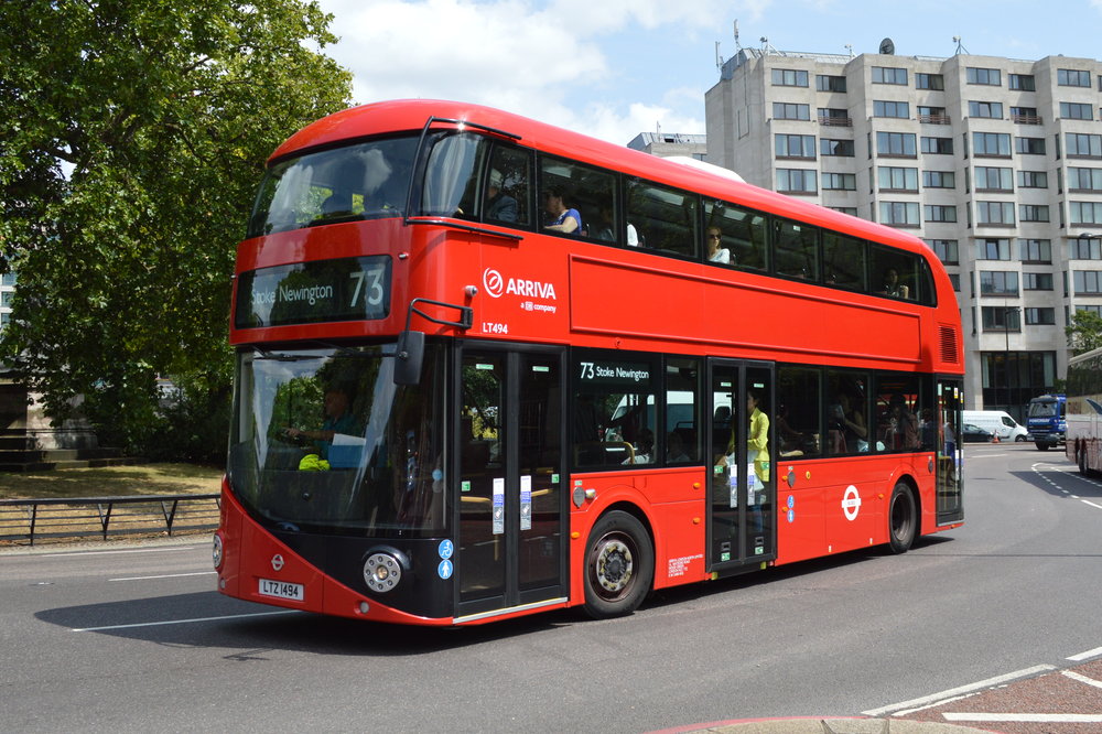 New Routemaster v ulicích Londýna. (zdroj: Wikipedia.org)