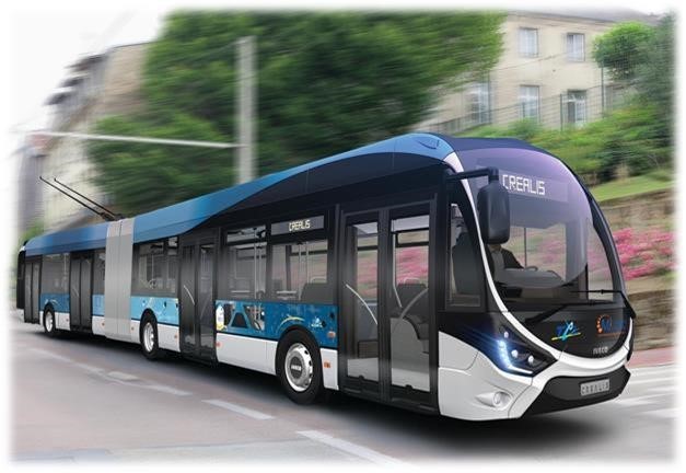 Trolejbusy by měly podle ilustrační fotografie odpovídat provedení s karoserií Crealis. (foto: Škoda Electric)