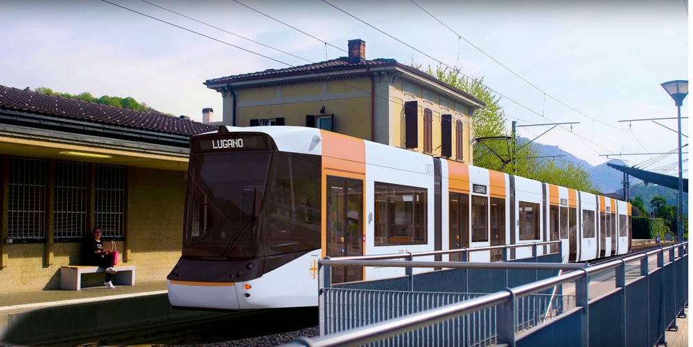 Stadler Variobahn ve verzi pro Lugano. (zdroj: Stadler)