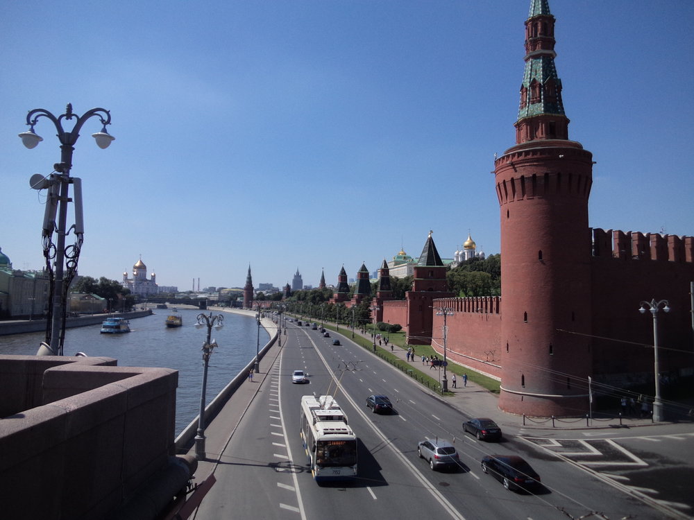 Když se ještě kolem Kremlu proháněly trolejbusy... Snímek je ze dne 26. 7. 2015. (foto: Vít Hinčica)