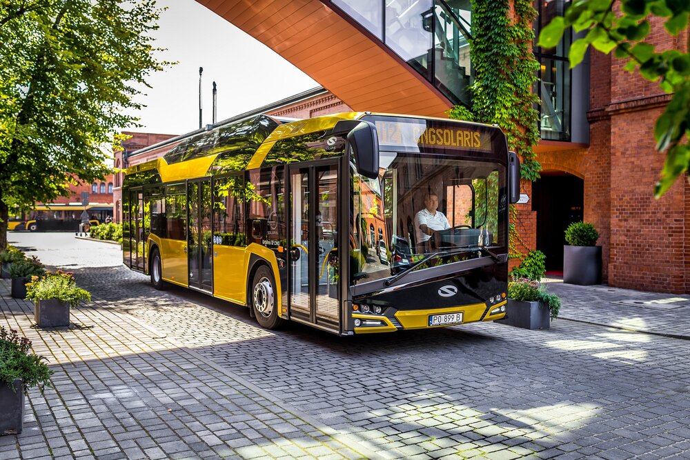 Plynový Solaris na propagační fotografii výrobce. (foto: Solaris Bus & Coach)