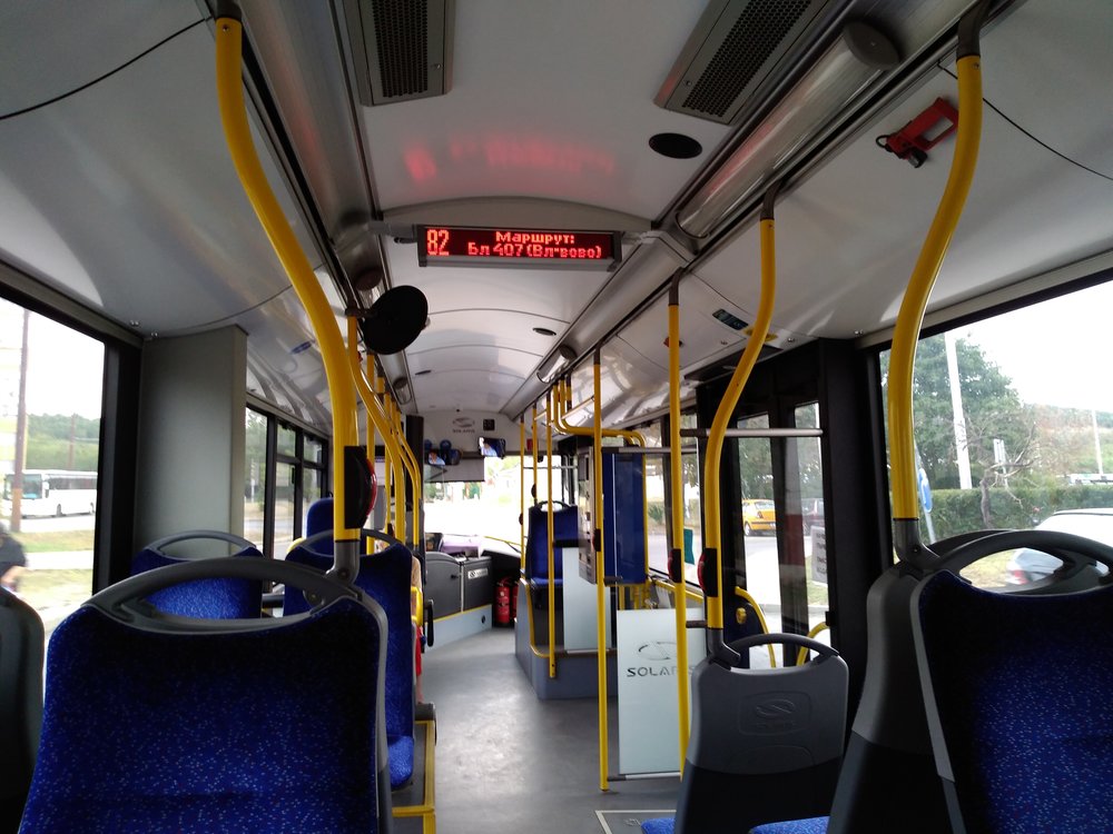  Interiér trolejbusů je i po pěti letech čistý.  
