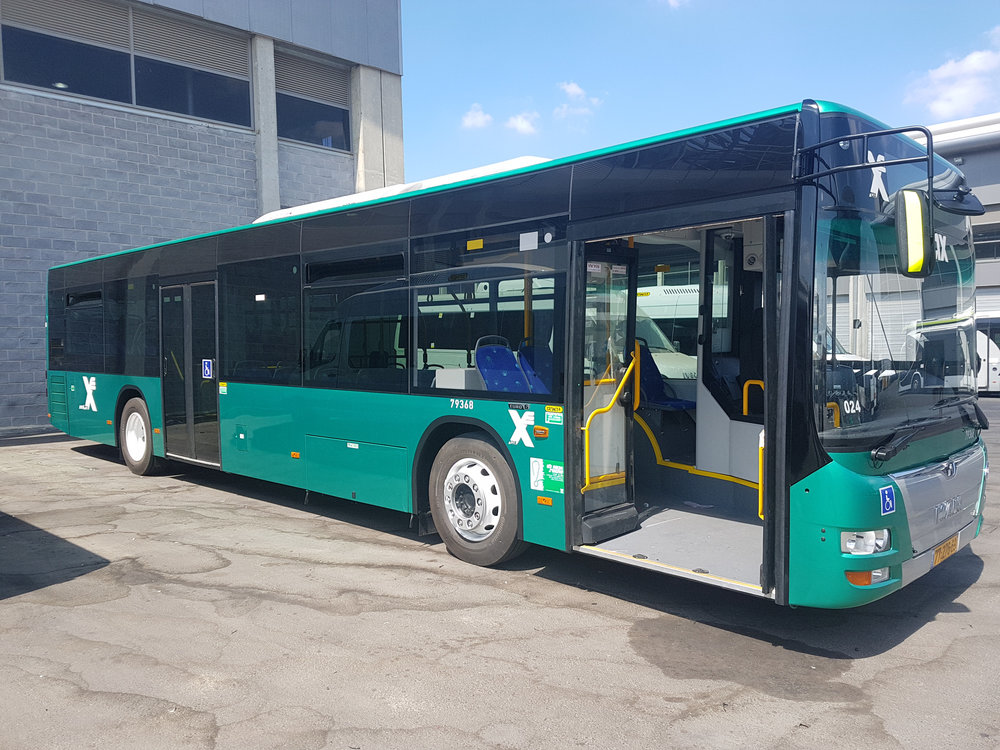 Ještě jeden pohled, tentokrát z boku, na autobus MAN vyrobený v kooperaci s izraelskou společností Ha'argaz. (foto: MAN Truck & Bus)