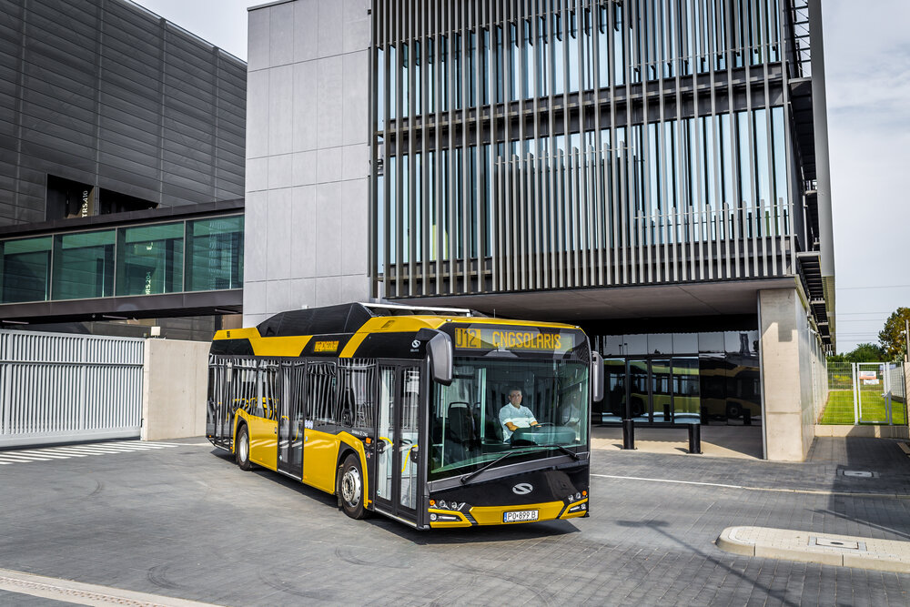 Solaris Urbino 12 CNG na propagační fotografii výrobce. Tallinn si objednal celkem 60 sólo vozů. (foto: Solaris Bus & Coach)