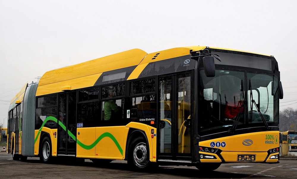 Autobus Solaris Urbino 18 electric dodaný do Katovic počátkem letošního roku. (foto: Solaris Bus & Coach)