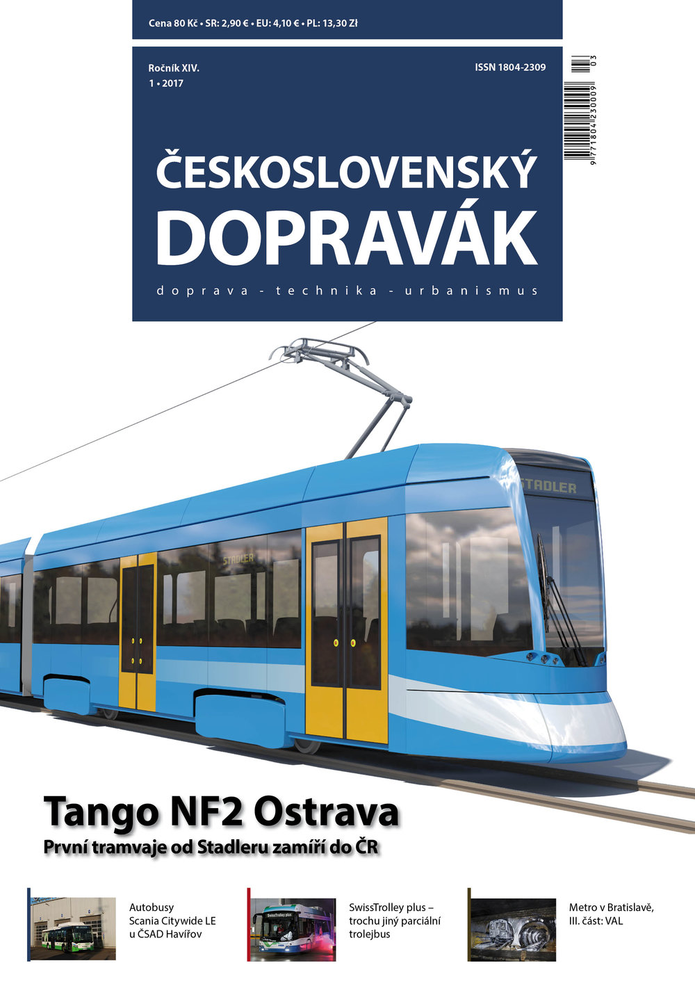 Titulní strana časopisu 1/2017. Obsah naleznete zde.
