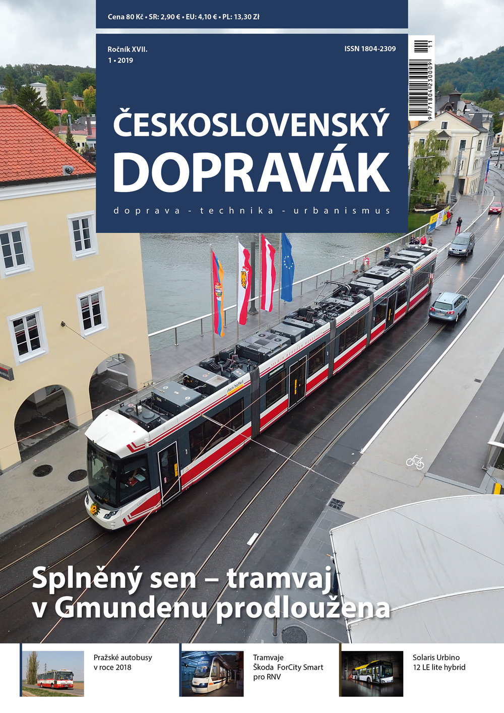 Titulní strana čísla 1/2019. Obsah časopisu naleznete zde.