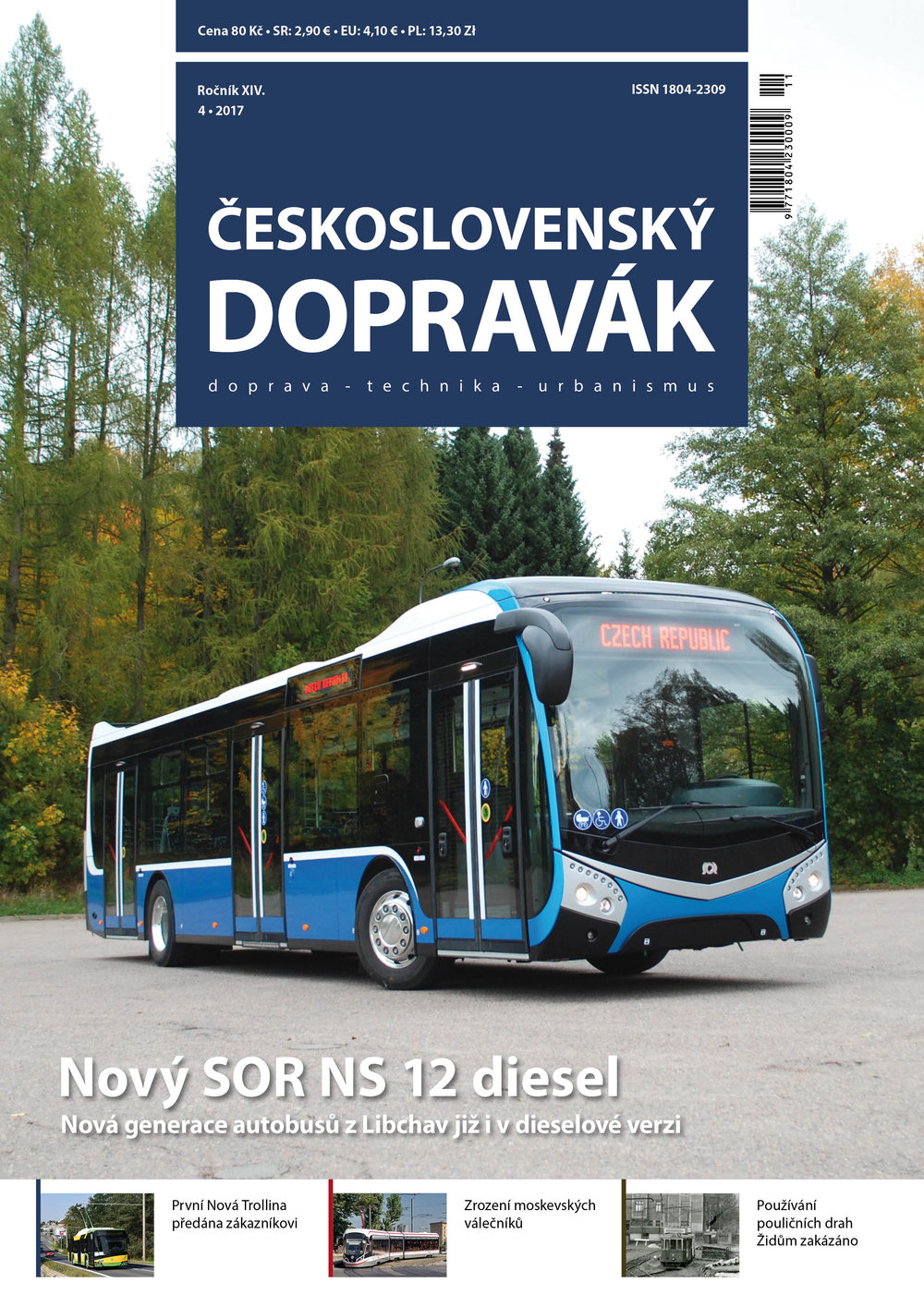 Titulní strana časopisu číslo 4/2017. Obsah zde.