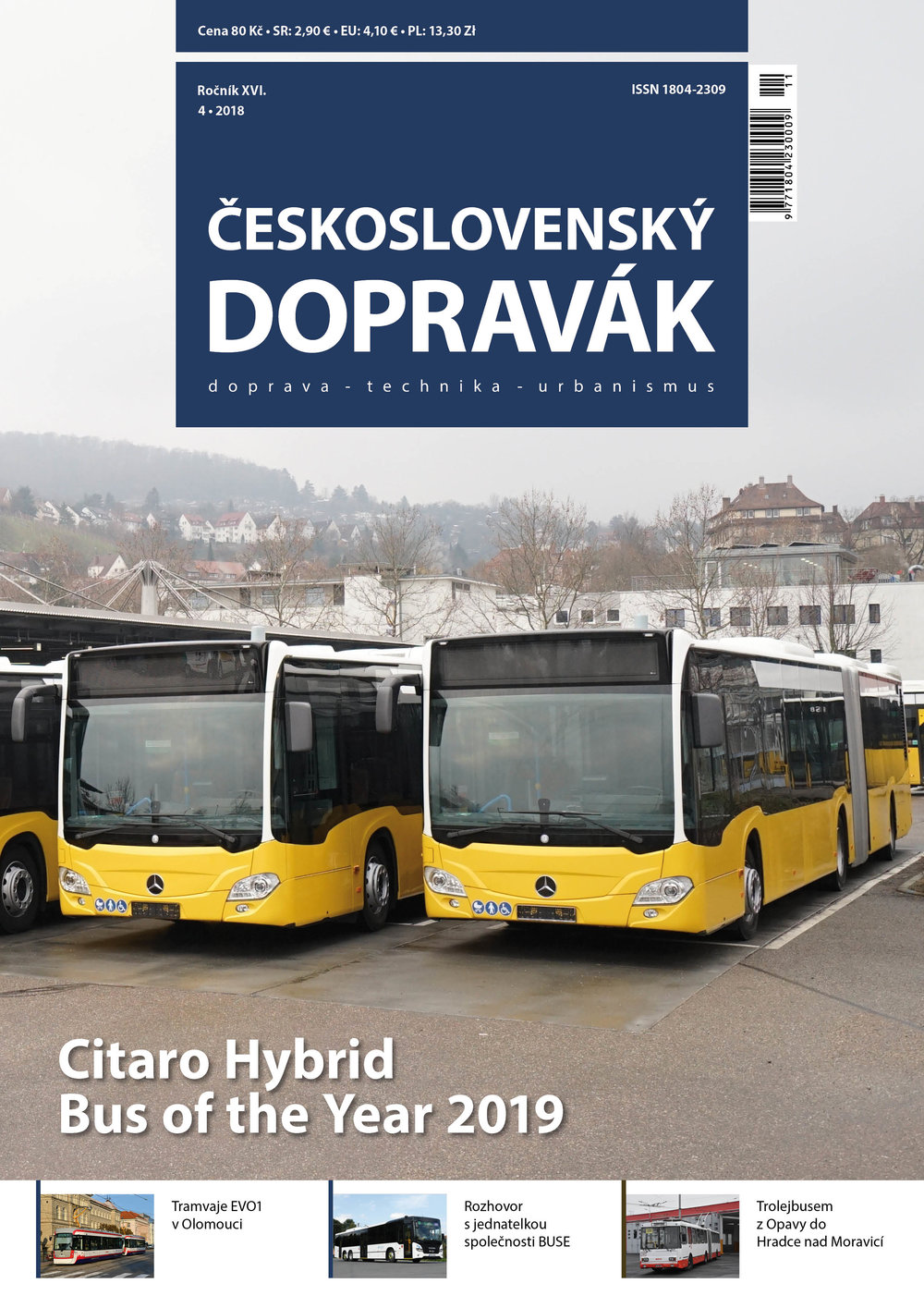Číslo 4/2018 časopisu Československý Dopravák. Celý obsah naleznete pod tímto odkazem.