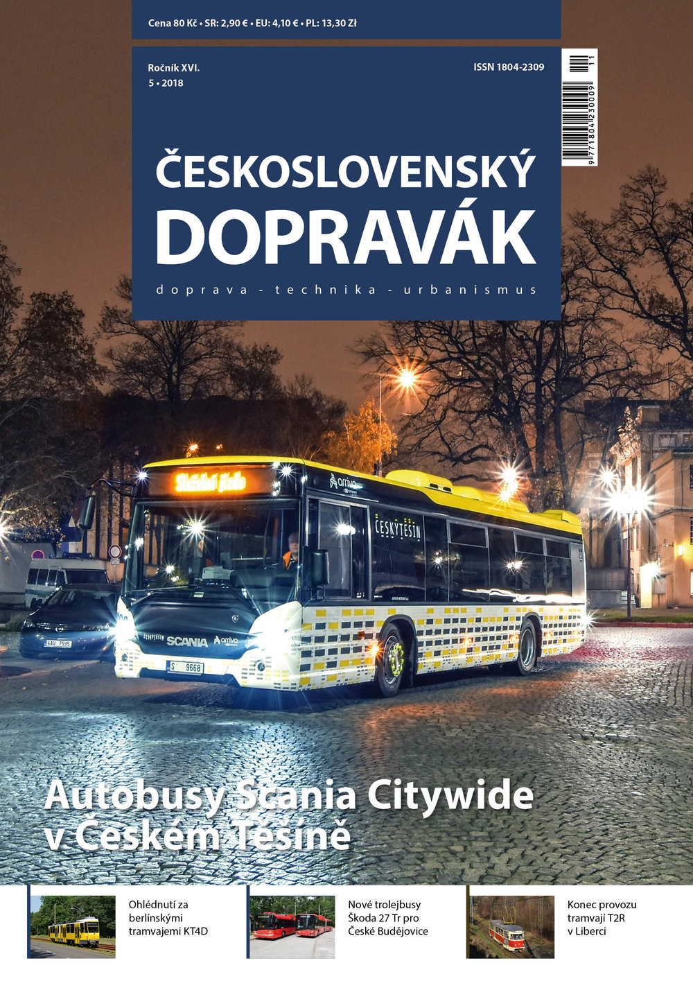 Titulní strana čísla 5/2018. Obsah naleznete zde.