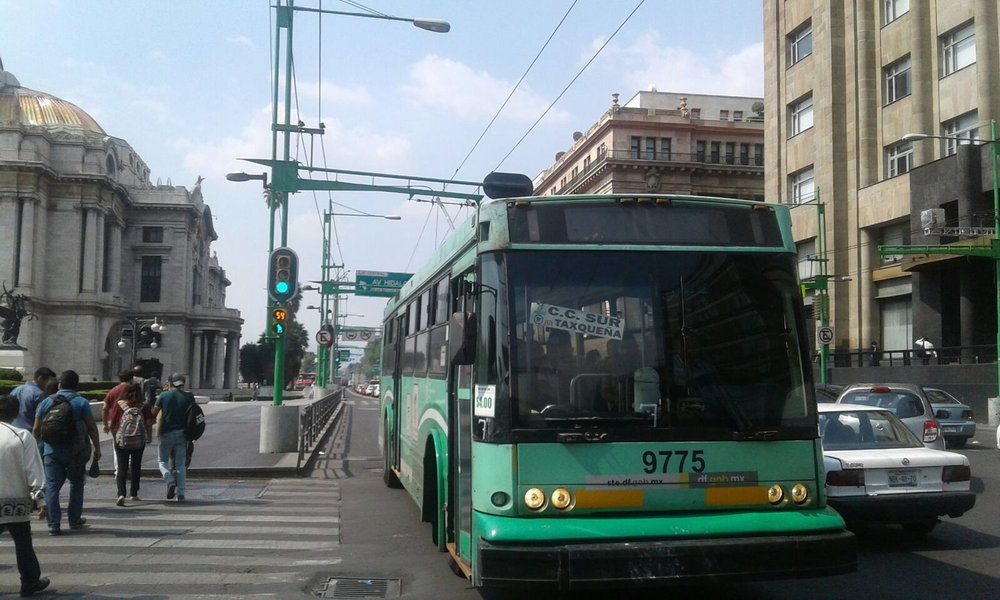 Trolejbus v Ciudad de México. (foto: Luis Herón Cordero Padrón)