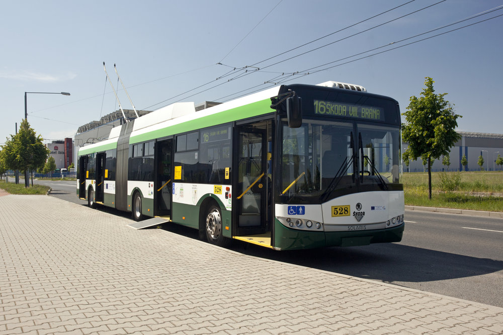 Trolejbus Škoda 27 Tr na propagačním snímku výrobce. (foto: Škoda Transportation)