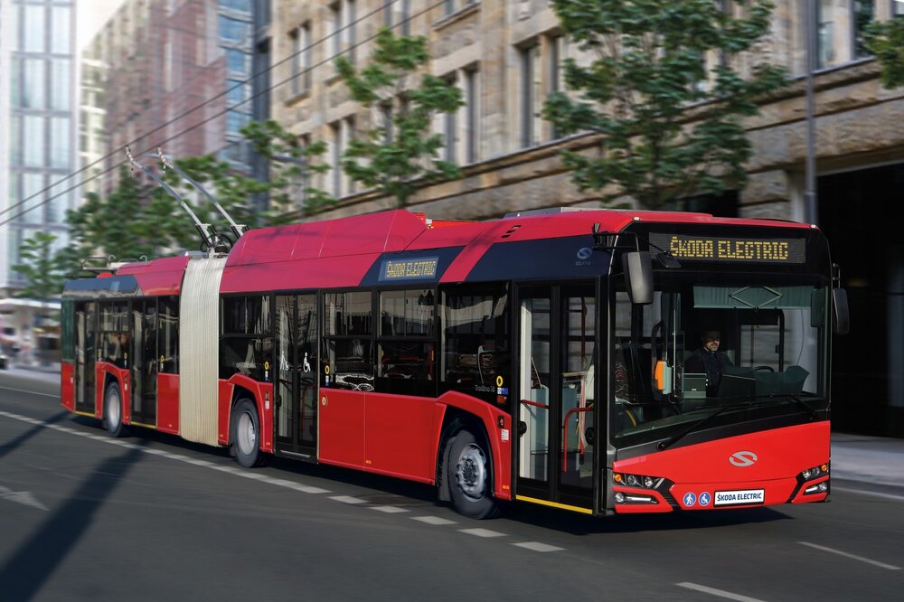 Trolejbus Solaris Trollino 18 s výzbrojí Škodovky odpovídá modelu prodávanému v ČR pod názvem Škoda 27 Tr. (foto: Škoda Transportation)