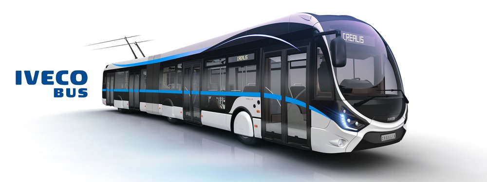 Trolejbusy Iveco Crealis by měly disponovat elektrickou výzbrojí Škoda. (zdroj: Iveco Bus)