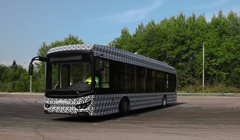 Nový trolejbus Megapolis od Trolzy. (zdroj: youtube.com)