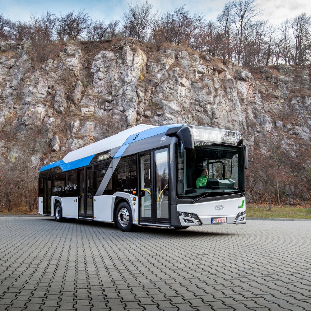 Autobus Solaris Urbino 12 electric na snímku výrobce. (foto: Solaris Bus & Coach)