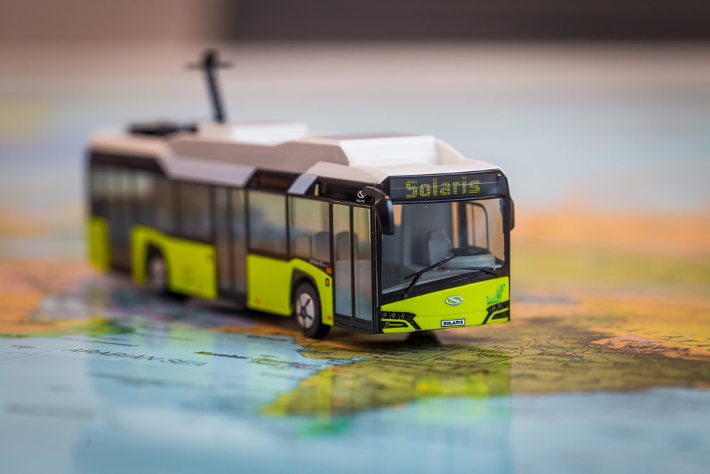 Elektrobus od Solarisu existuje i jako model v měřítku 1:87. (foto: Solaris Bus & Coach)