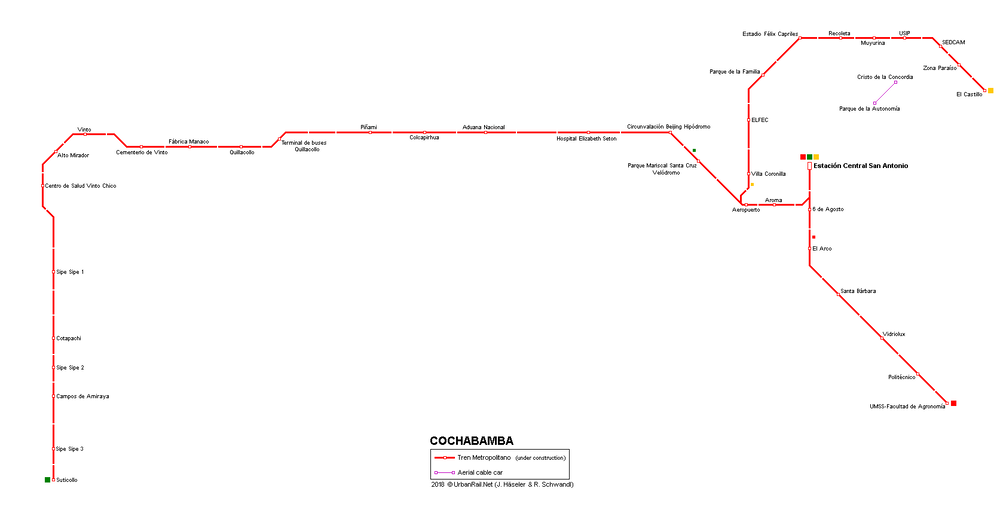 Momentální podoba sítě. (zdroj: UrbanRail.net)