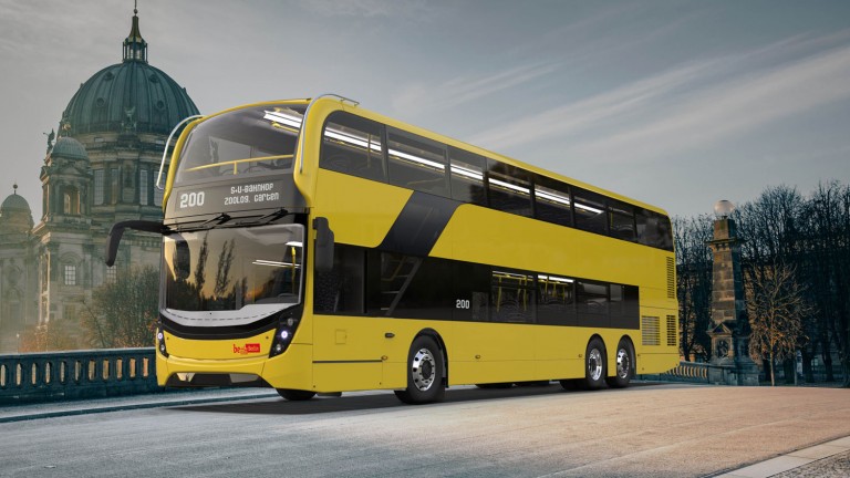 Takto by měla vypadat nová generace patrových autobusů pro Berlín. (foto: Alexander Dennis)