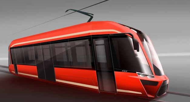 Tramvaje pro Tramwaje Śląskie mají mít téměř 50% podíl nízké podlahy a designově vycházet z modelu Moderus Gamma. (foto: Modertrans)