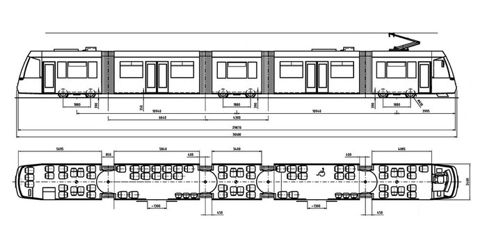 Čtyřdveřová verze modelu C-05. (zdroj: TRAM FOR ENVI s.r.o.)