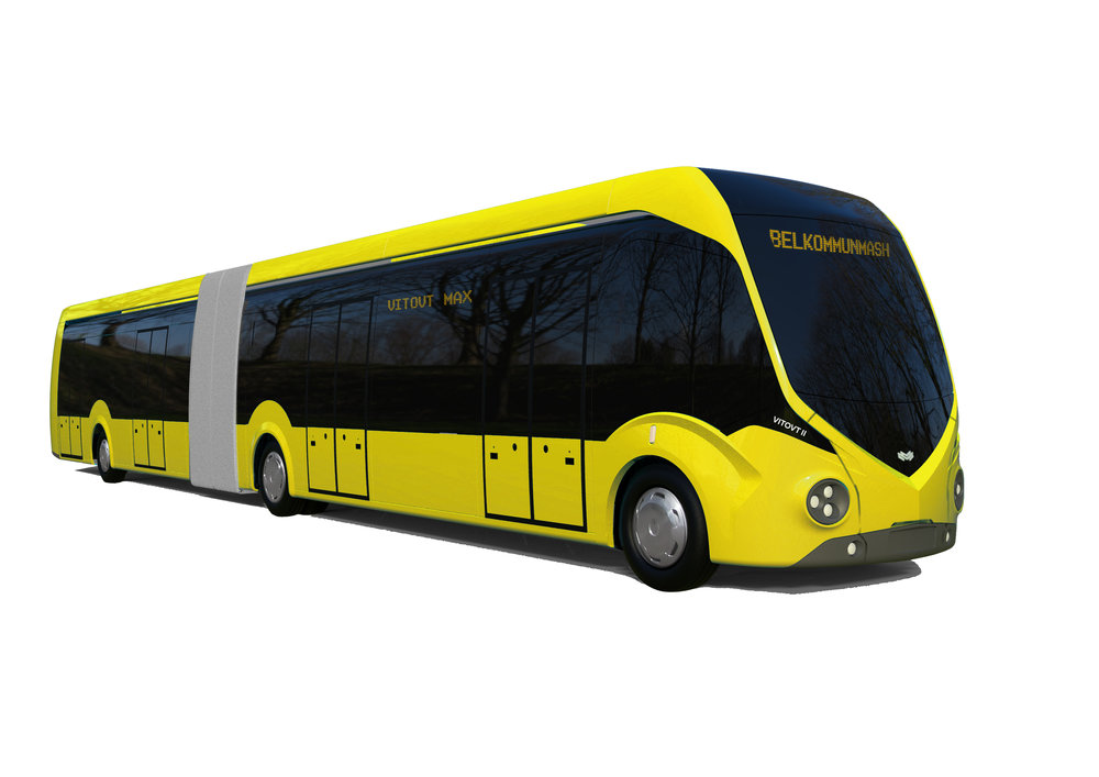 Nové elektrobusy pro Minsk by měly vypadat podle vizualizace výrobce takto. (foto: Belkommunmaš)