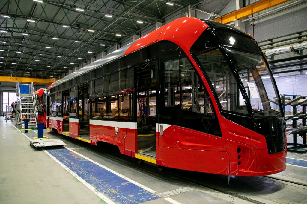 Nová tramvaj pro Iževsk. (foto: PK „TS“)