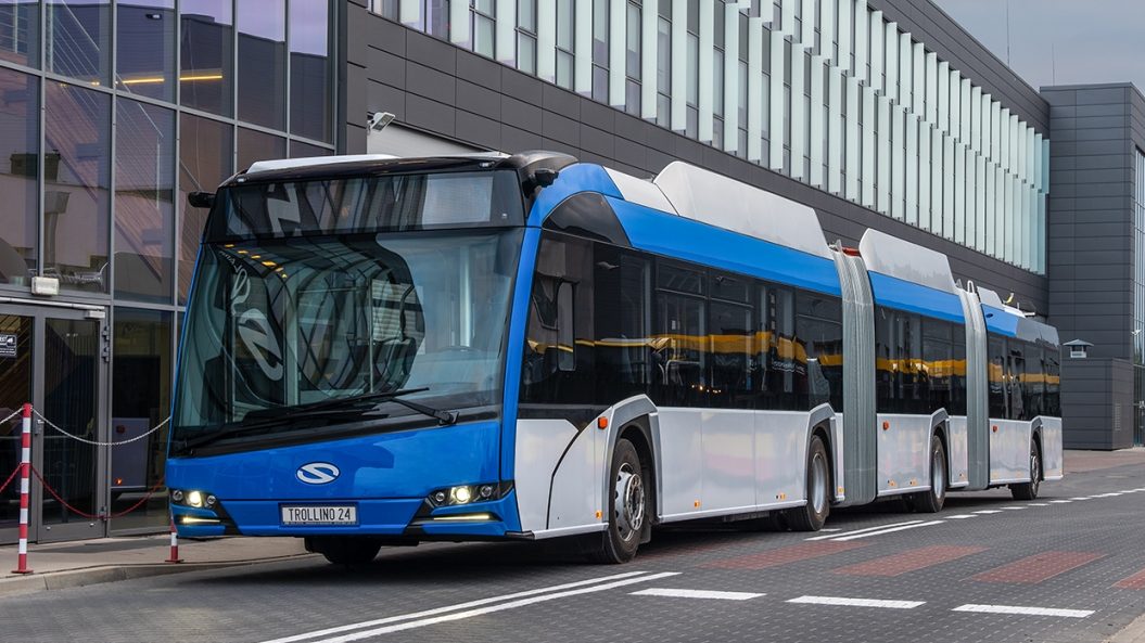 Tříčlánkový trolejbus. (foto: Solaris Bus & Coach)