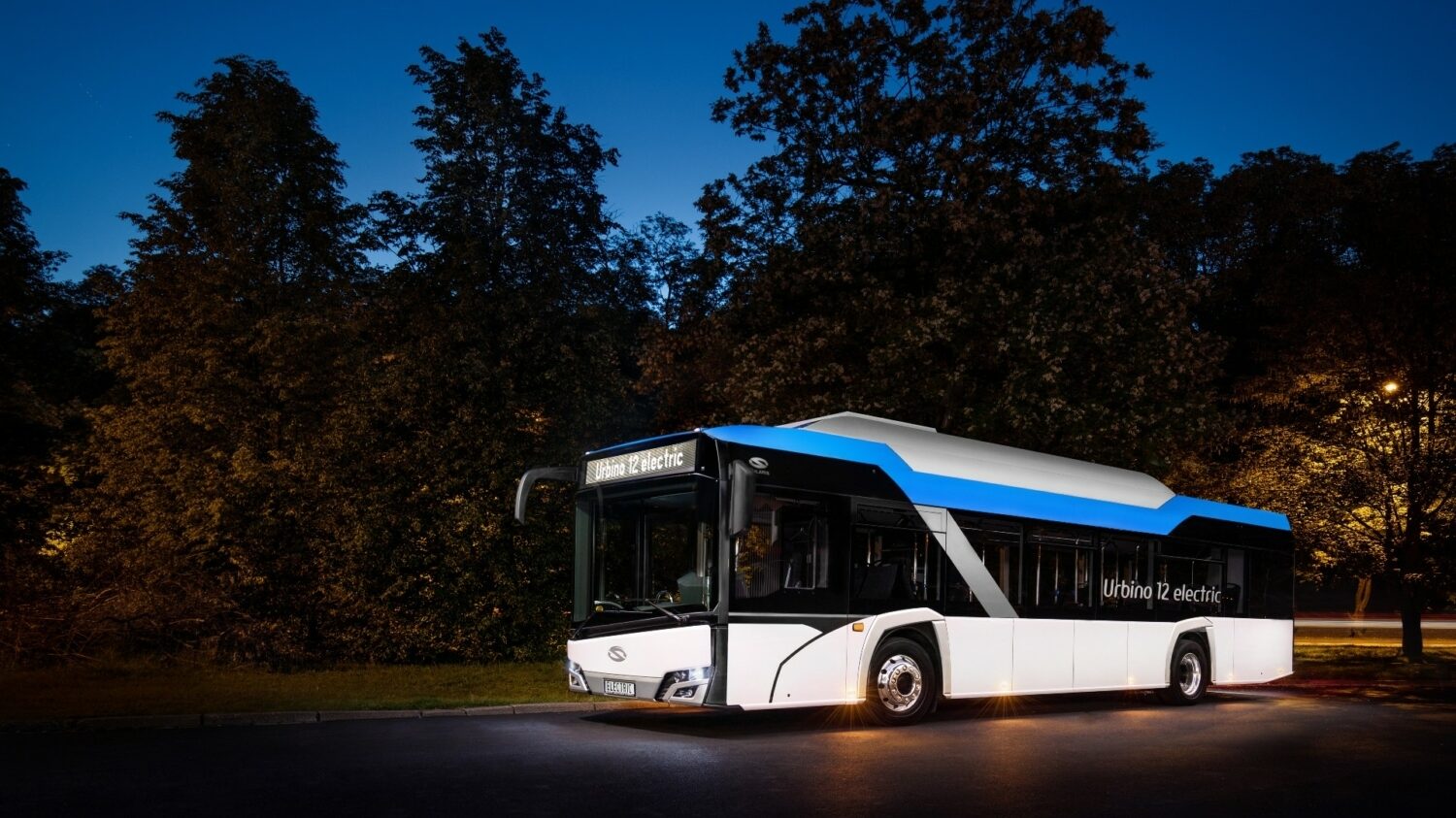 Urbino 12 electric od Solarisu na propagační fotce výrobce. (foto: Solaris Bus & Coach)