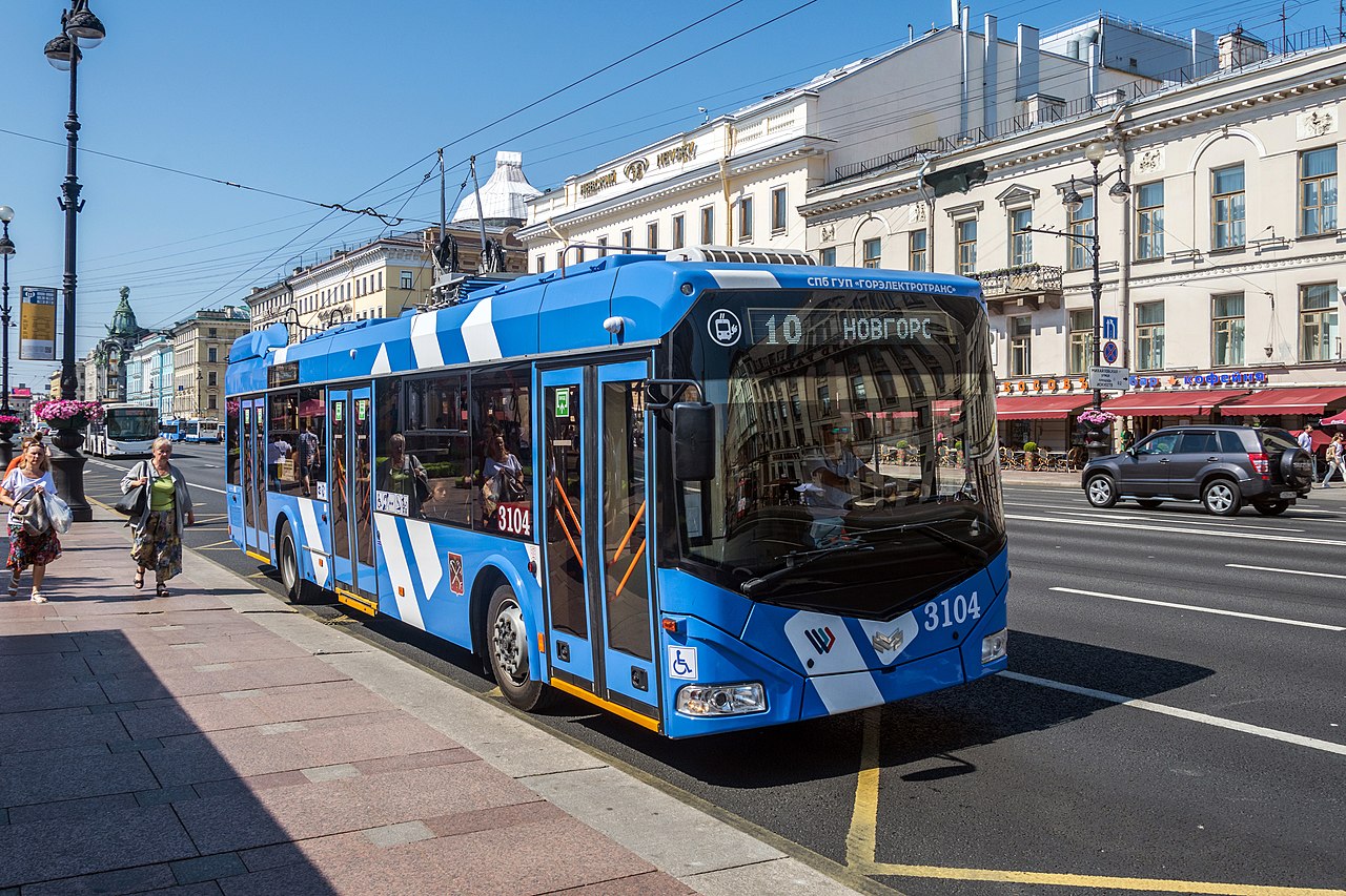 Petrohradský trolejbus. (foto: Alex Fedorov/Wikipedia.org)