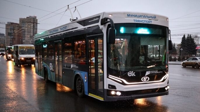 Trolejbus v Omsku. (foto: Aleksandr Rumjancev)