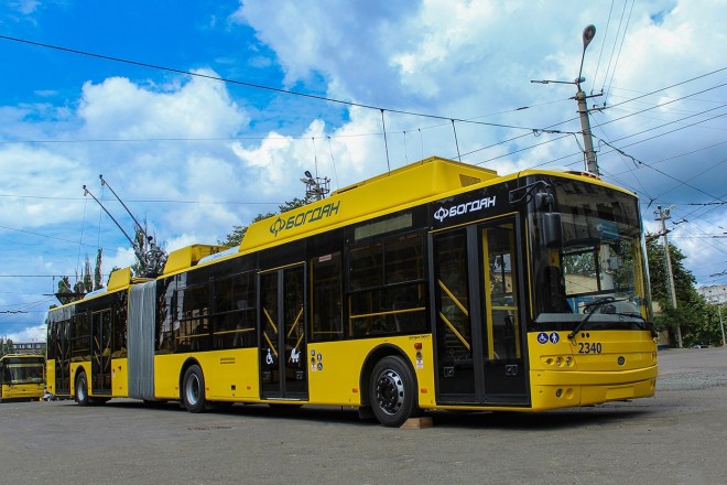 Trolejbus v Kyjevě. (foto: Kyjivpastrans)