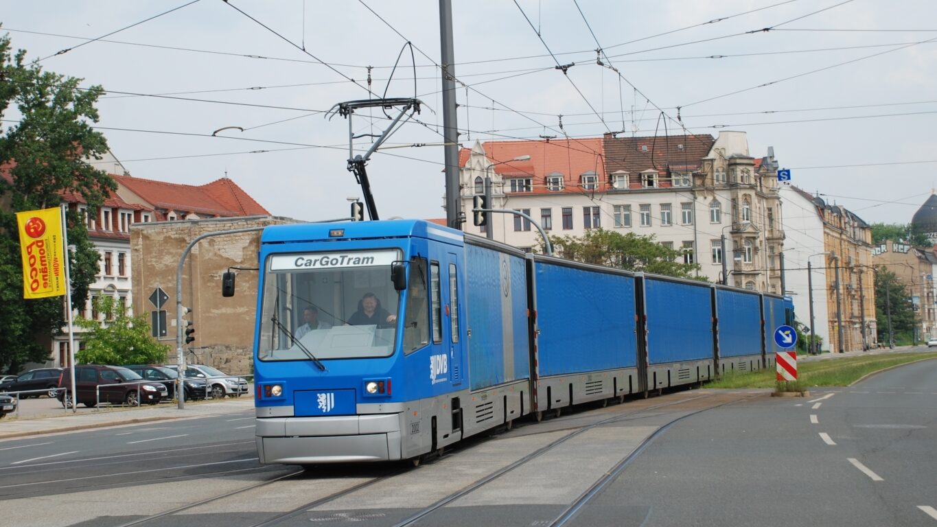 Nákladní tramvaj v Drážďanech je od roku 2020 minulostí. (foto: Libor Hinčica)