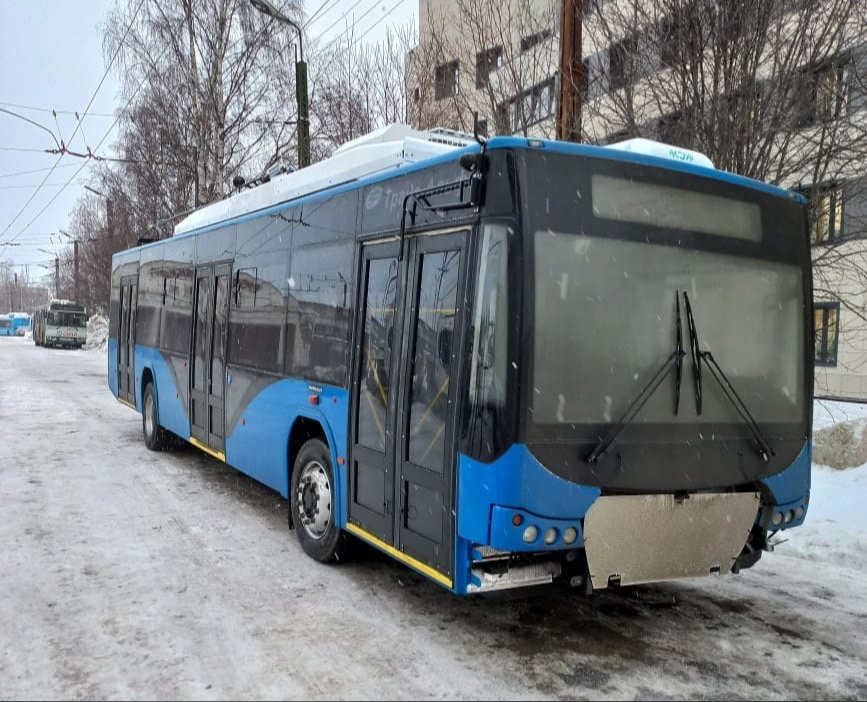 První nový trolejbus pro Petrozavodsk. (foto: Администрация Петрозаводского городского округа)