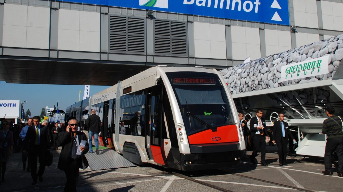 Prototyp tramvaje Solaris Tramino na veletrhu InnoTrans 2010 v Berlíně. (foto: Libor Hinčica)