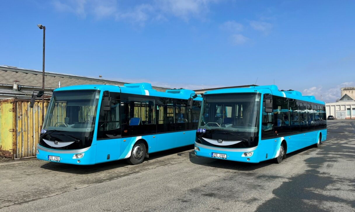 Modré elektrobusy SOR pro Přerov