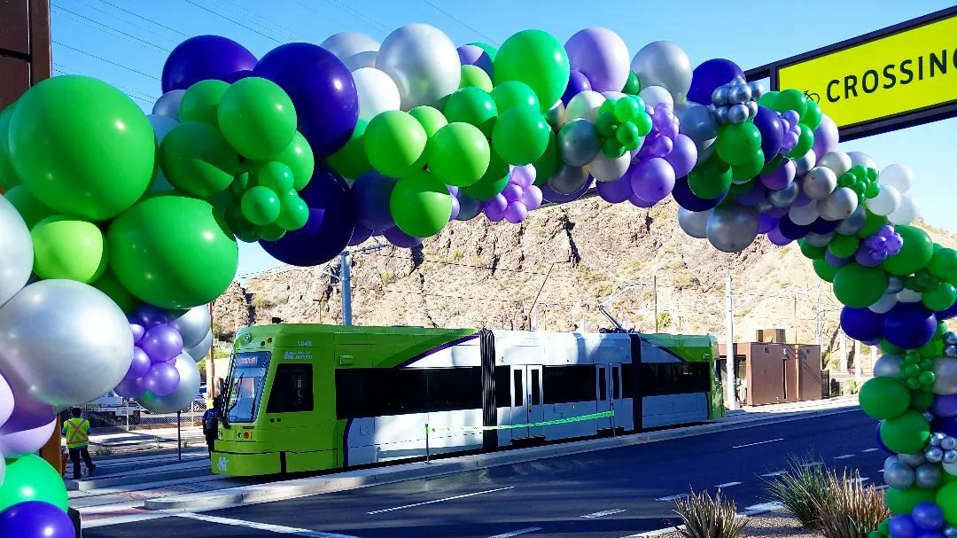 Slavnostní zahájení tramvajového provoze v Tempe dne 20. 5. 2022. (zdroj: Valley Metro Rail)