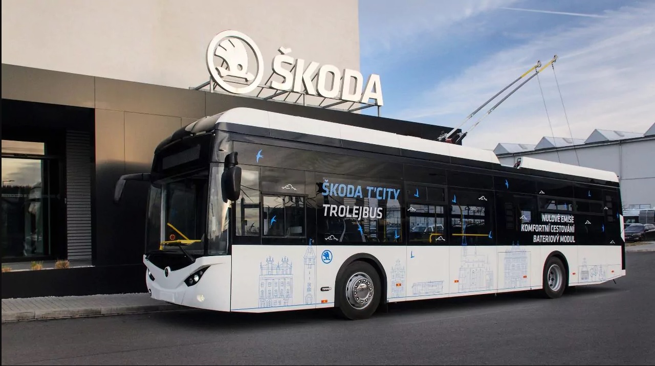 Prototyp trolejbusu Škoda 36 Tr na propagační fotografii výrobce. (foto: Škoda Group)