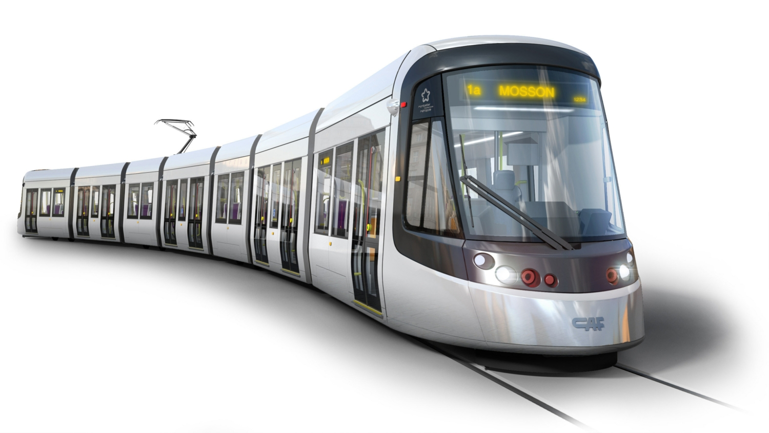 Designová studie nové tramvaje z produkce CAFu pro francouzské Montpellier. (foto: CAF)