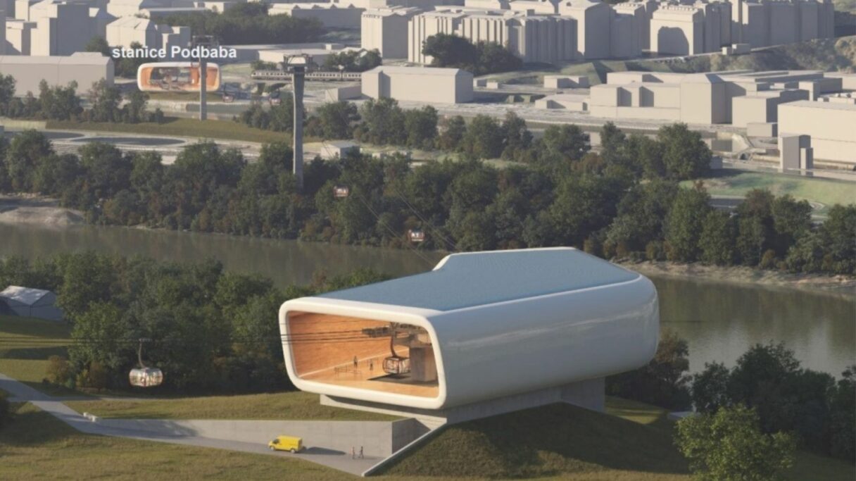 Architektonická soutěž na novou pražskou lanovku zná finalisty