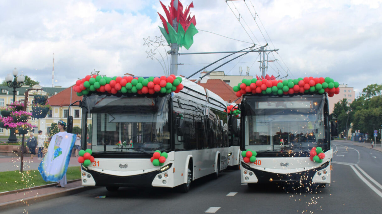 Nové trolejbusy pro Grodno