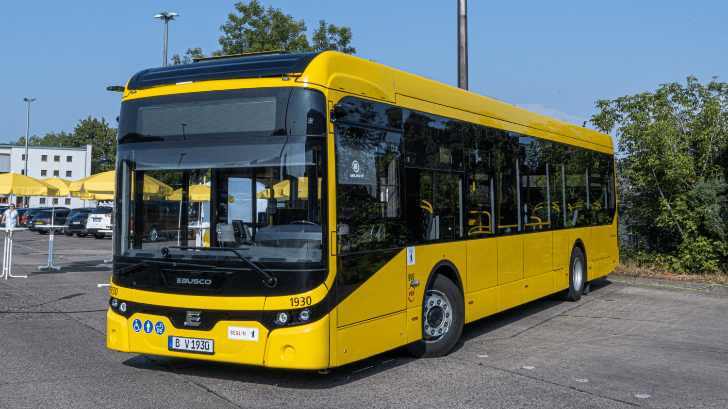 První z 90 dodaných elektrobusů Ebusco 2.2 pro berlínský DP. (foto: BVG)